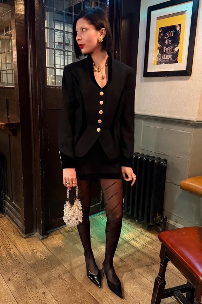 amanndaflor's fit featuring Escada, Topshop, Balenciaga, Chanel