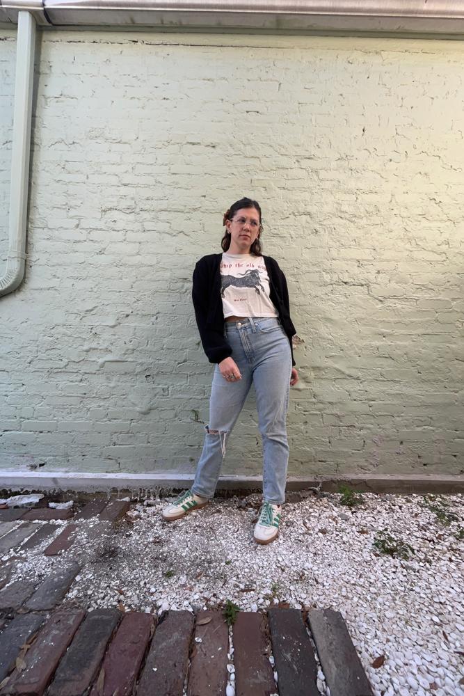 kk666's fit featuring Sin-Eater, Madewell, Adidas