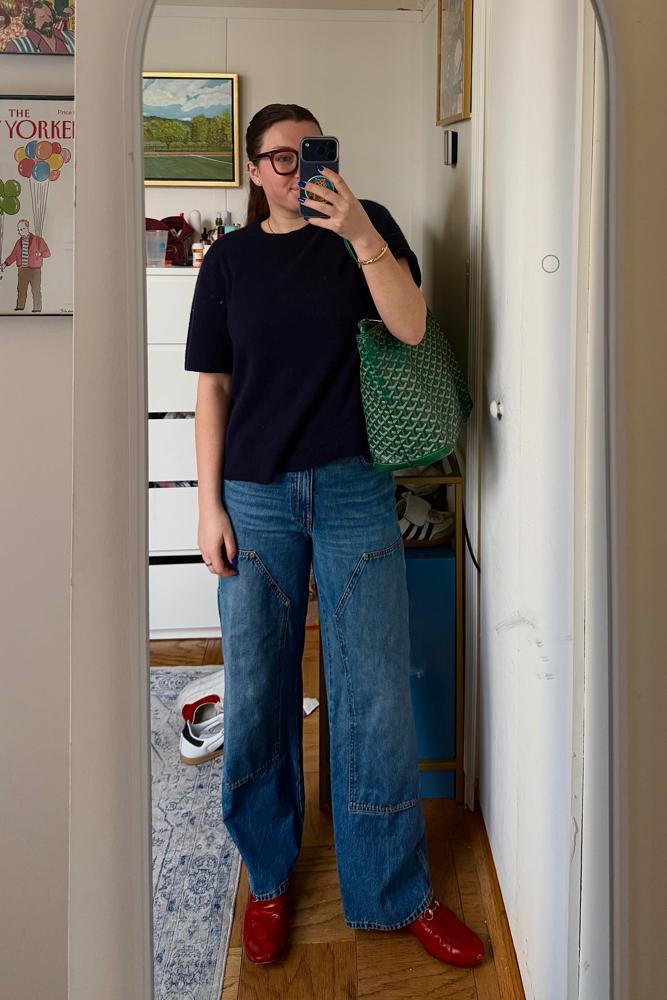 Bridgetsmirror's fit featuring Ulla Johnson, Gucci, Banana Republic, EzContacts