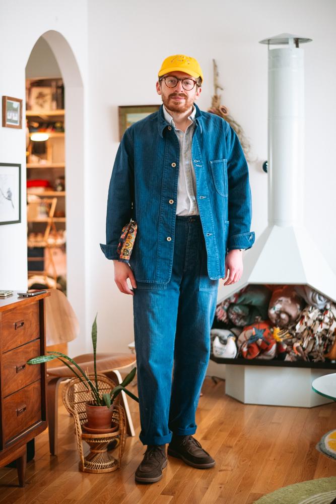 BradyKenniston's fit featuring orSlow, Drake's London, Astorflex