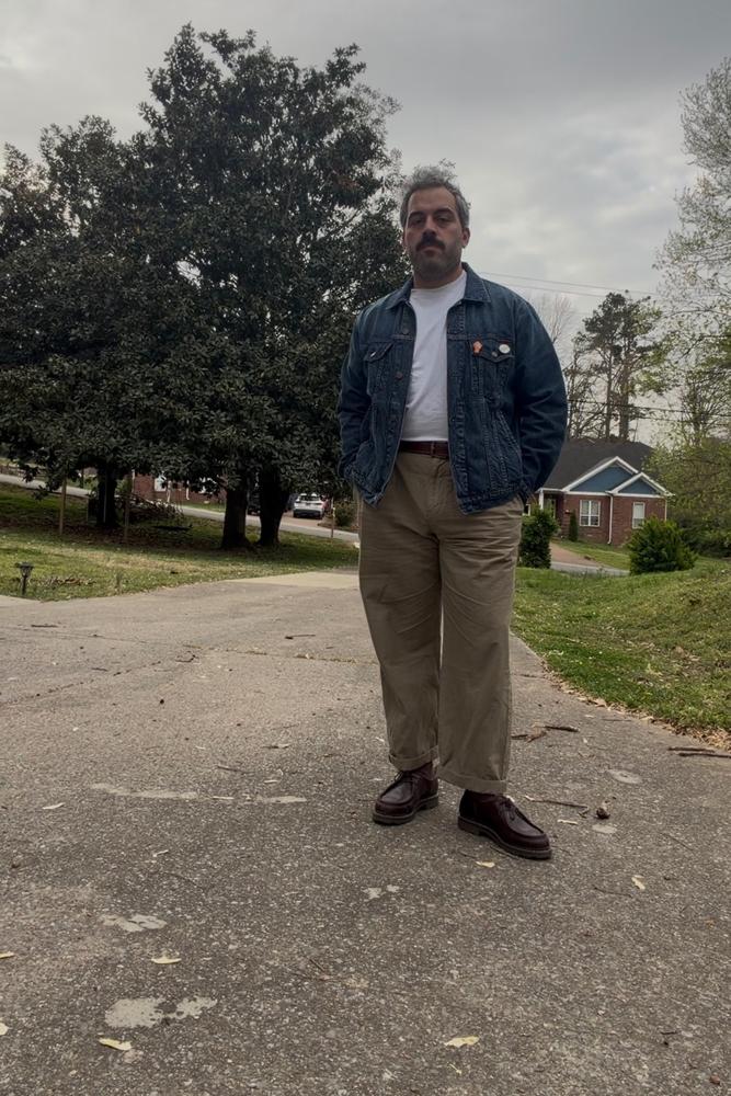 whatdadwears's fit featuring Nudie Jeans, Madewell, Paraboot