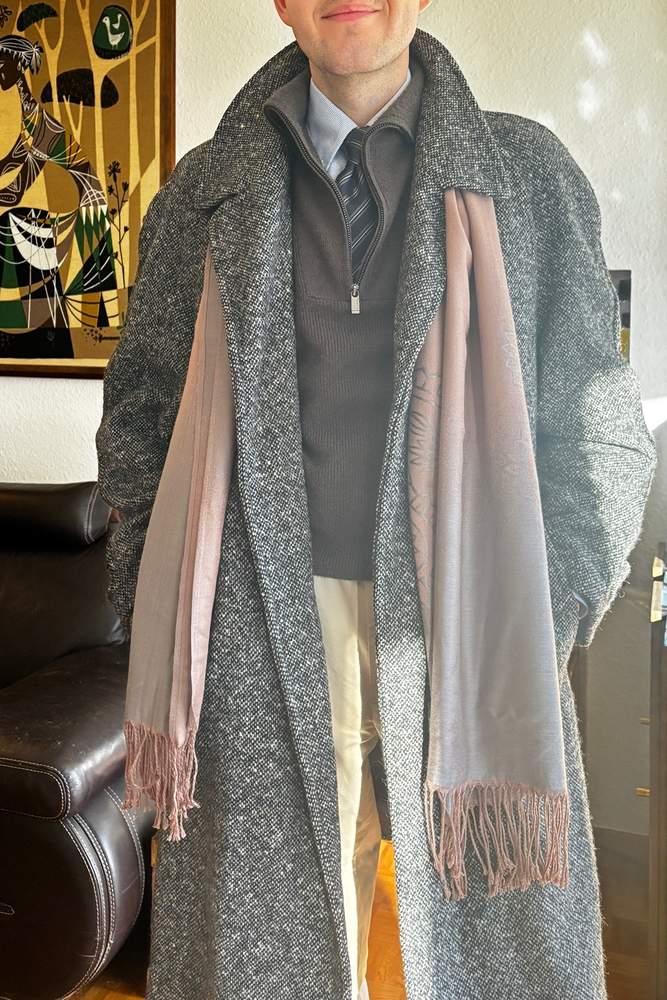 ogDamemoto's fit featuring Giorgio Armani, Burberry, Sandro, Camper, Massimo Dutti