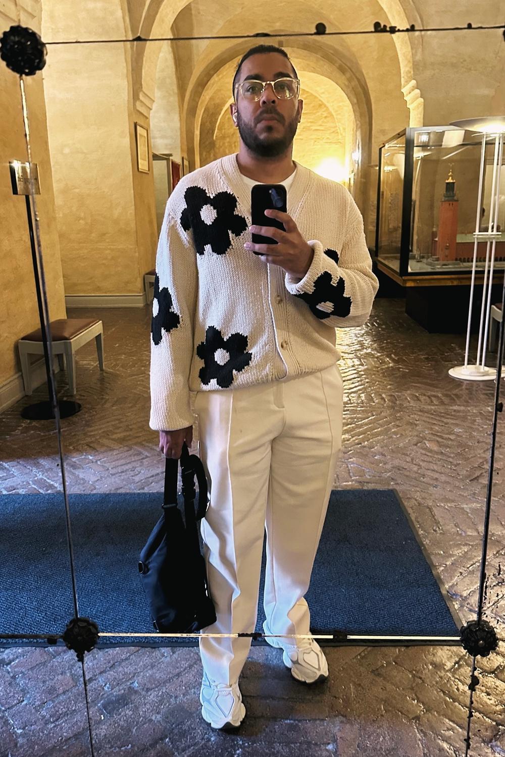 Post featuring New Balance Unisex 9060 Sneakers - White/Grey (Size 5.5)