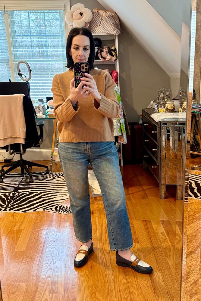 GAviv's fit featuring Banana Republic, Zara, Cole Haan