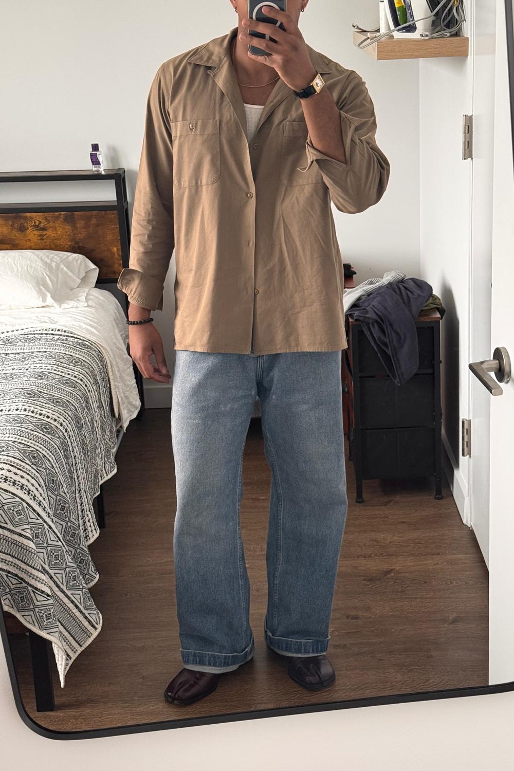 Post featuring Javier Wide Leg Jeans - Light Wash Indigo
