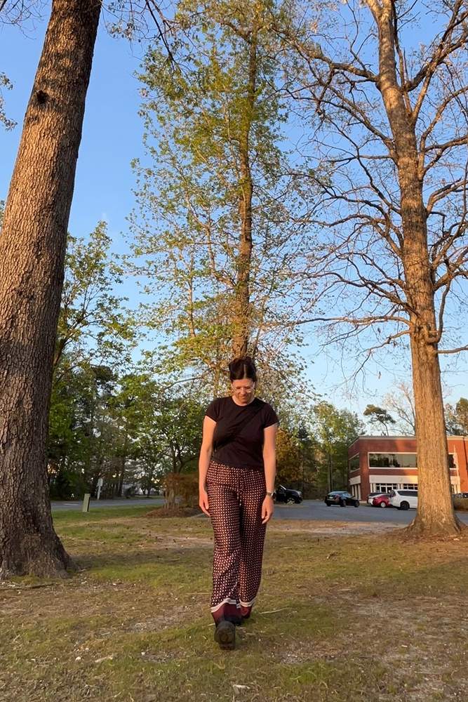 kk666's fit featuring Bombas, H&M, BAGGU, Blundstone