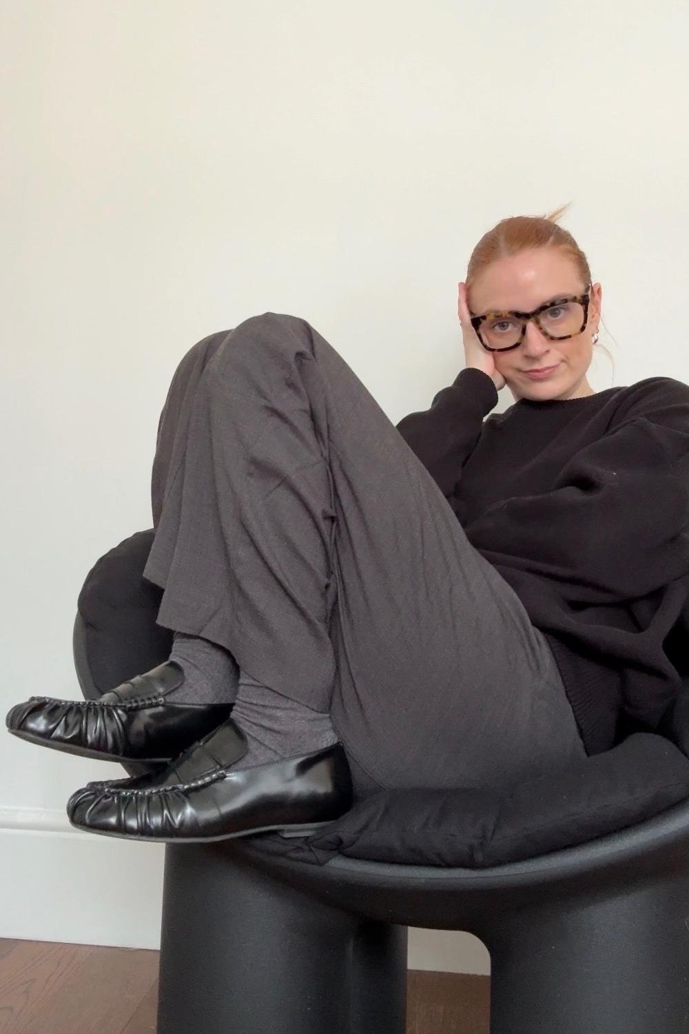 Post featuring Aven Black Leather Loafers