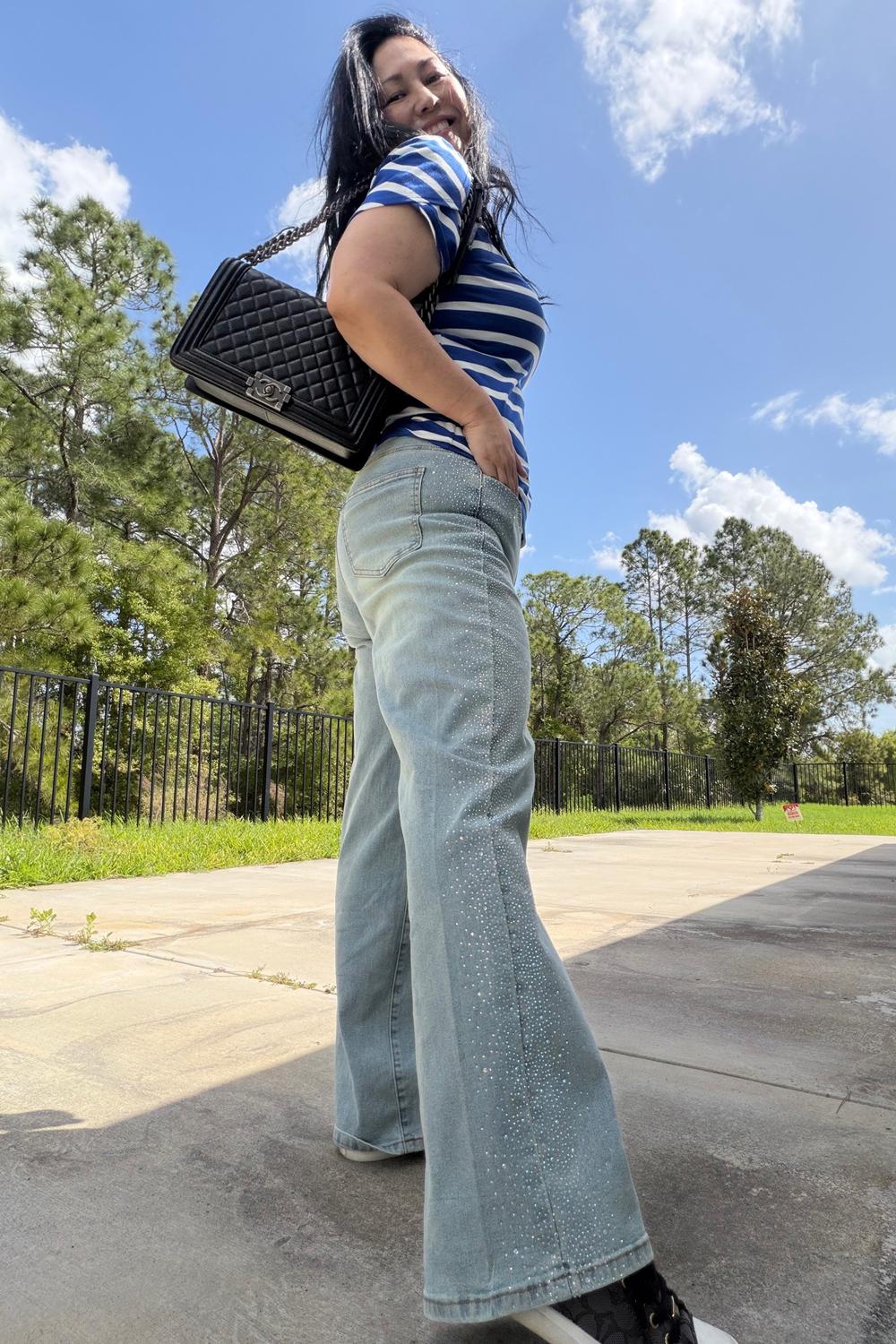 Post featuring Extra Large Denim Hoops