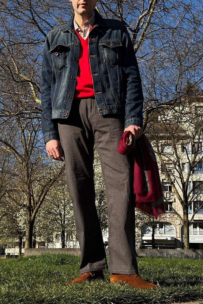 ogDamemoto's fit featuring Bally, Lee, Cerruti 1881, Kenzo, Lauren Ralph Lauren