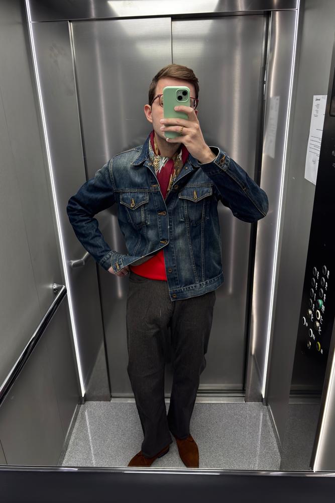 ogDamemoto's fit featuring Bally, Lee, Cerruti 1881, Kenzo, Lauren Ralph Lauren