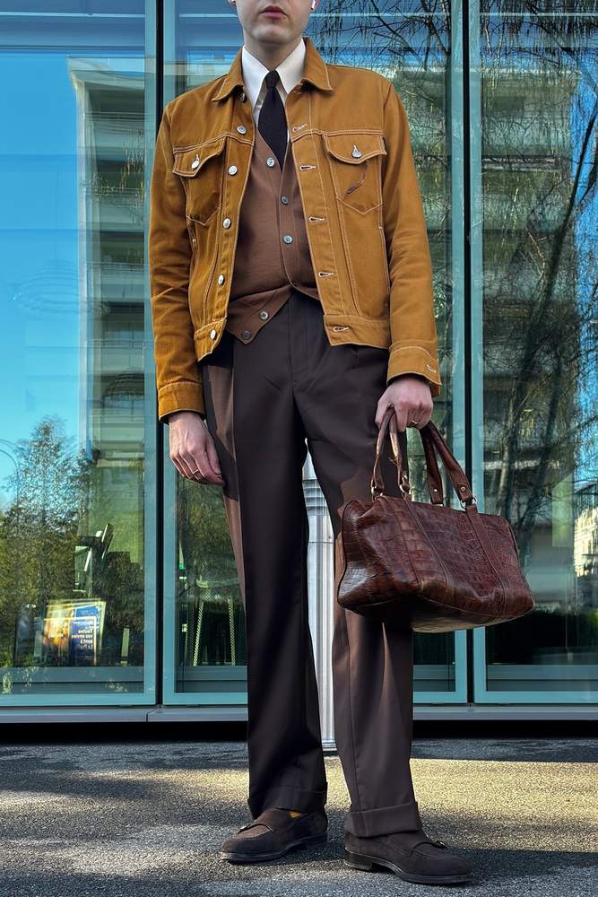 ogDamemoto's fit featuring Sandro, Carthage Paris, Magnanni, Stefano Ricci, No Brand