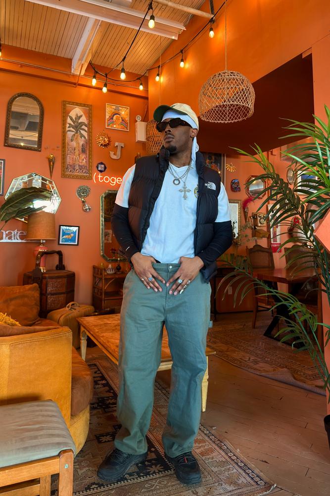 Osemega's fit featuring Sorel, Prada, Wrangler, The North Face, George