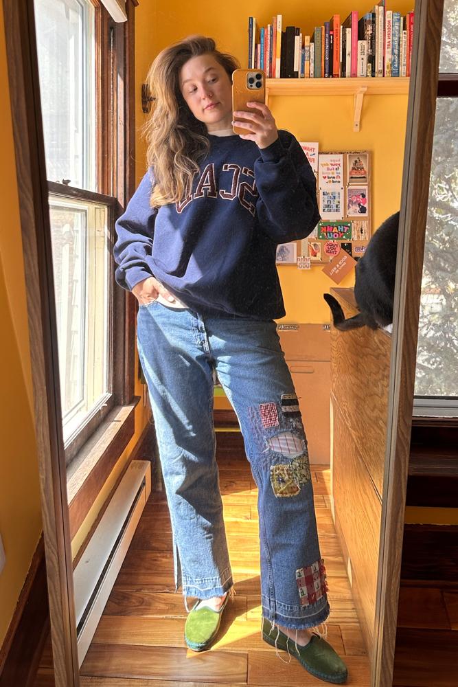 thriftbee's fit featuring GAP, Flabelus, Jansport