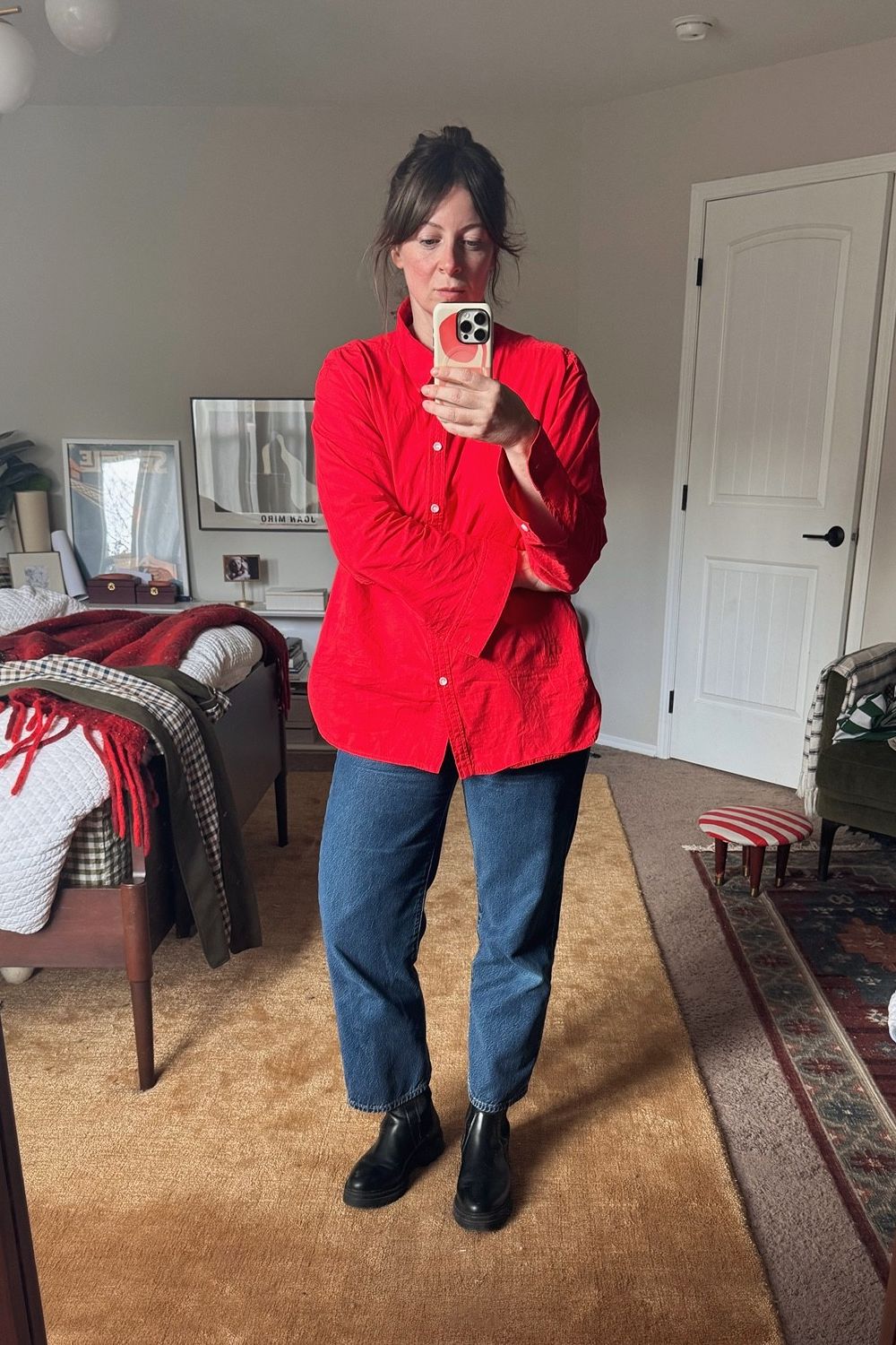 Post featuring Light Weight Owen Shirt - Red