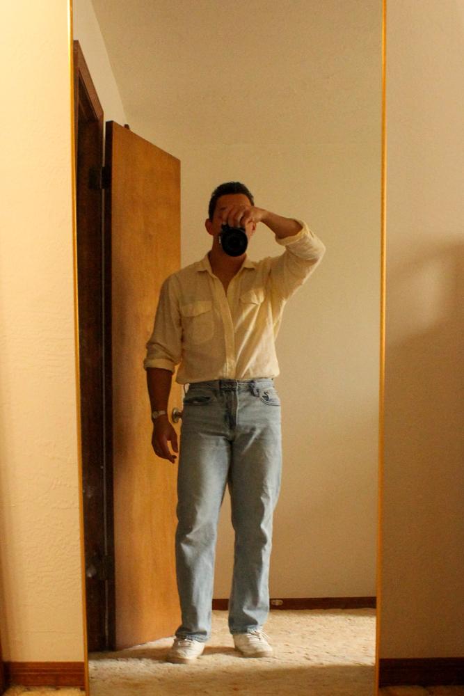 Retrodadcore's fit featuring Proper Cloth, Old Navy