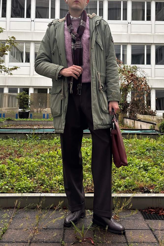 ogDamemoto's fit featuring Tommy Hilfiger, Septieme Largeur, MANORS, No Brand, Drake's London