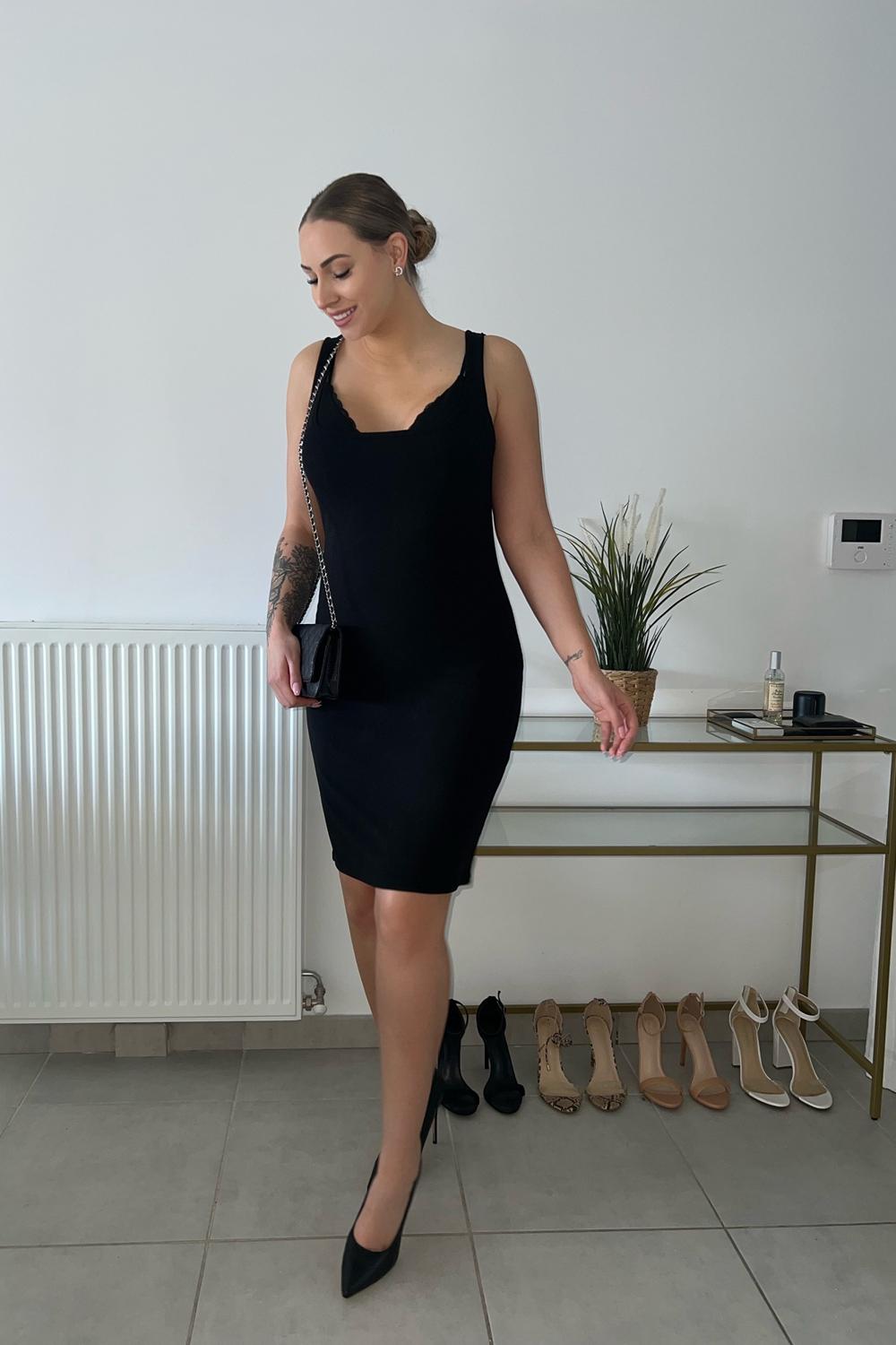 Post featuring Shapewear Modal Sculpting Inner Lace Cami Mini Dress