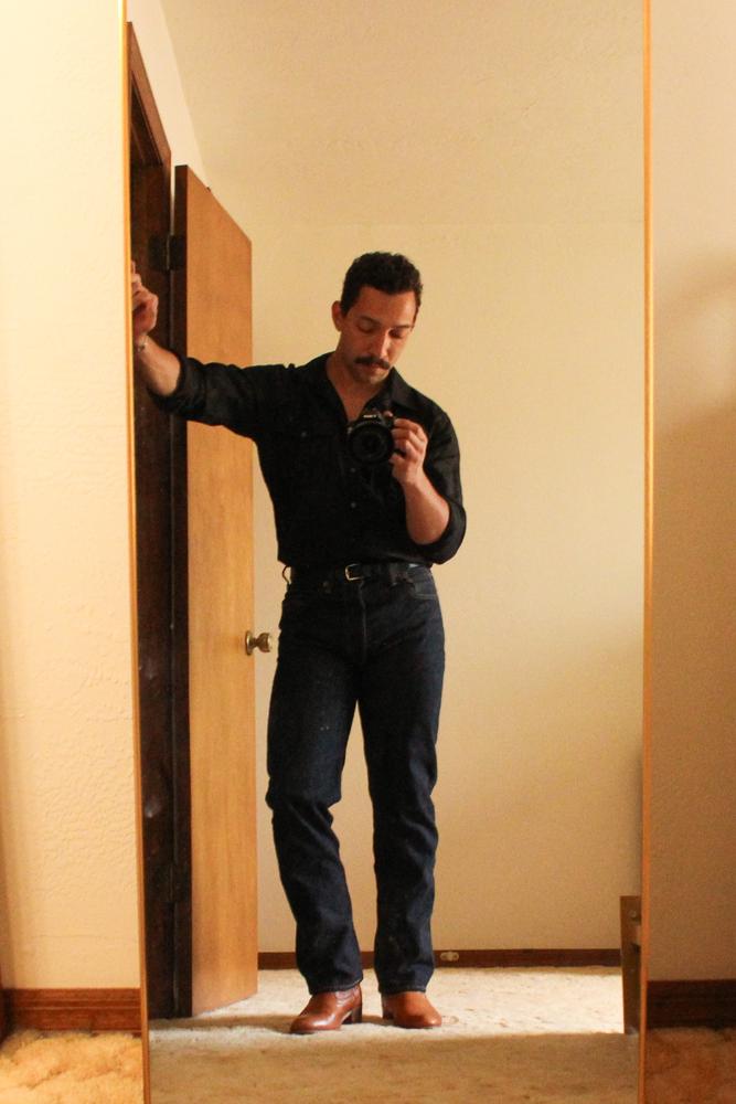Retrodadcore's fit featuring Buck Mason