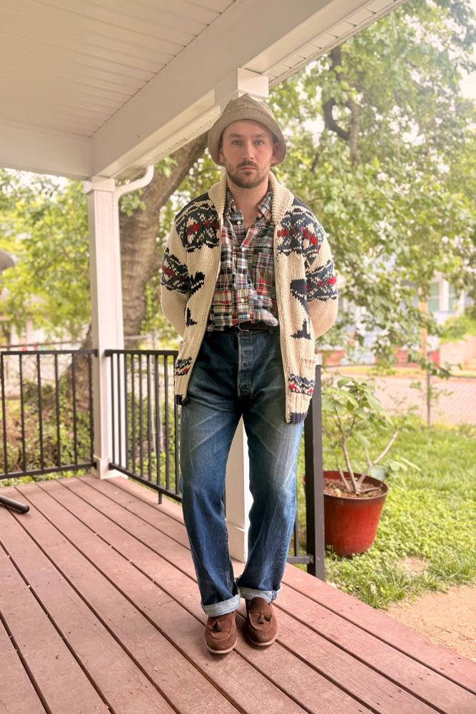 Thunderdhomme's fit featuring Brooks Brothers, Tory Leather, Meermin