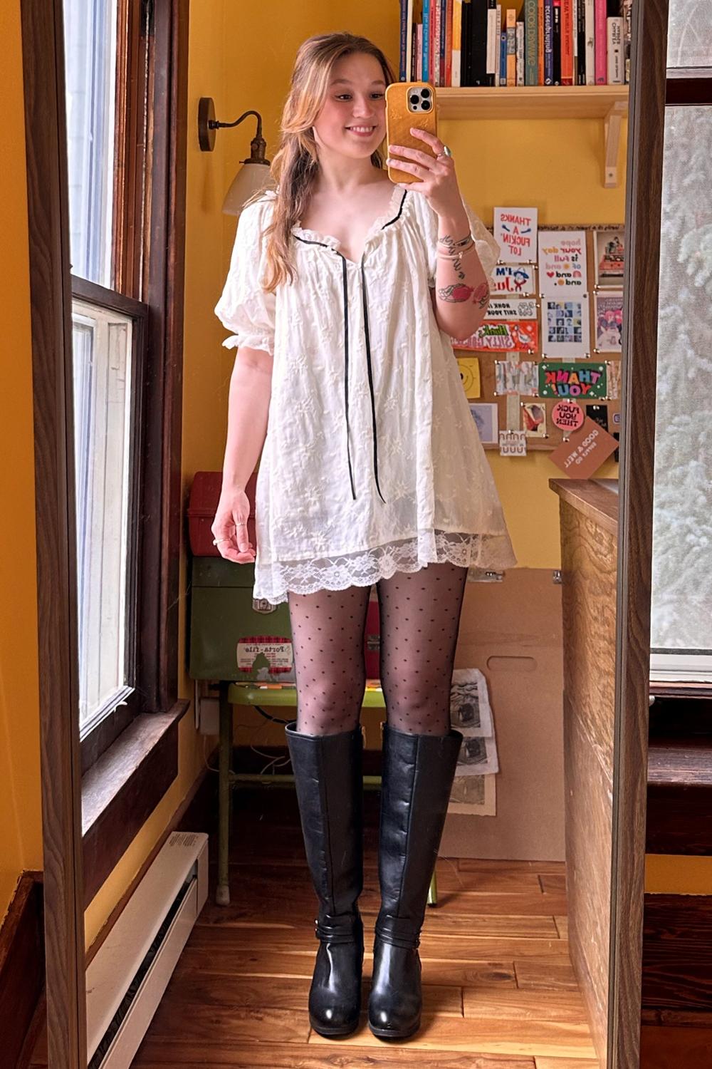 Post featuring Free People Juno Embroidered Baby Doll Minidress in Canyon Sunset at Nordstrom, Size Small
