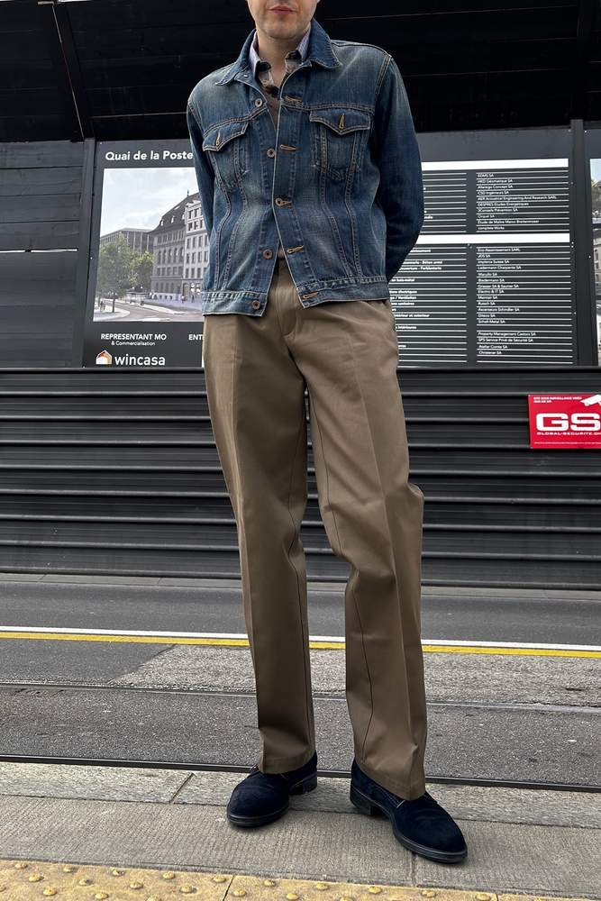 ogDamemoto's fit featuring Dockers, Edwin, No Brand, Doucal's, Sandro, Gran Sasso