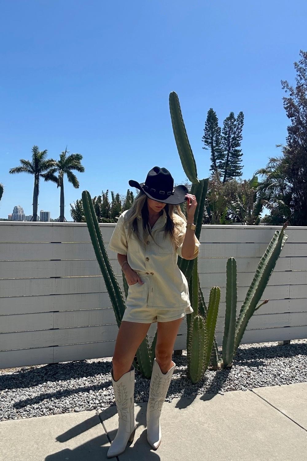 Post featuring Olivia Shirt and Shorts Set - Sand