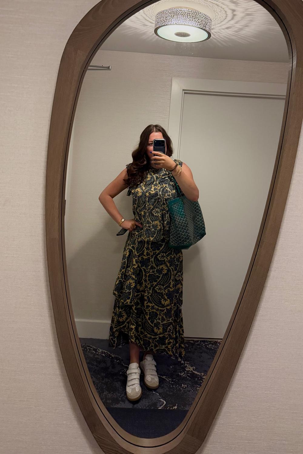 Post featuring Sabina Faux Wrap Skirt