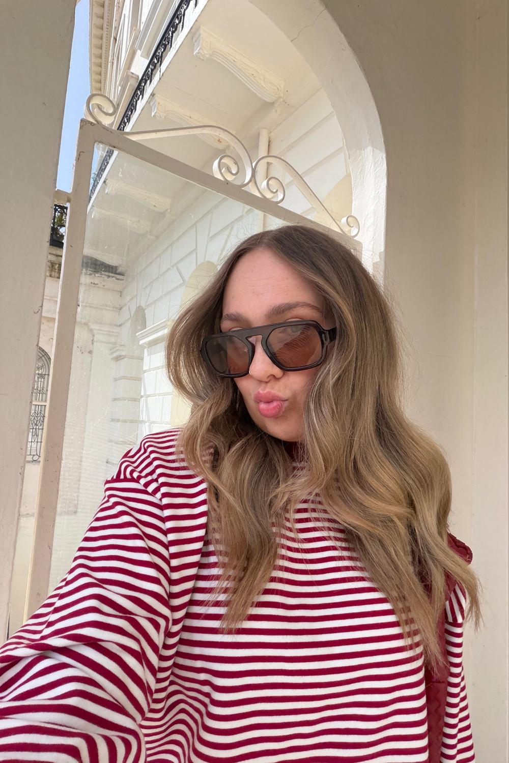 Post featuring Jainee Striped Long Sleeve T Shirt