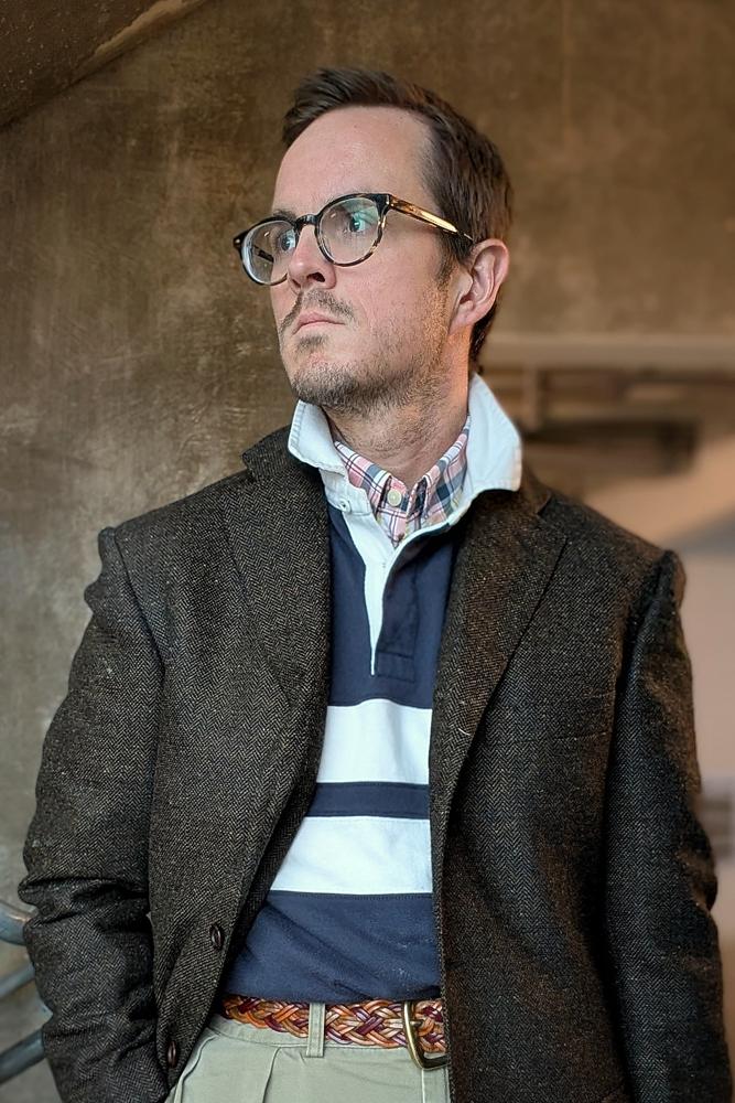 FitsOfFatherhood's fit featuring Polo by Ralph Lauren, Warby Parker, Sperry, Lands End, American Trench, J. Crew, Pulsar