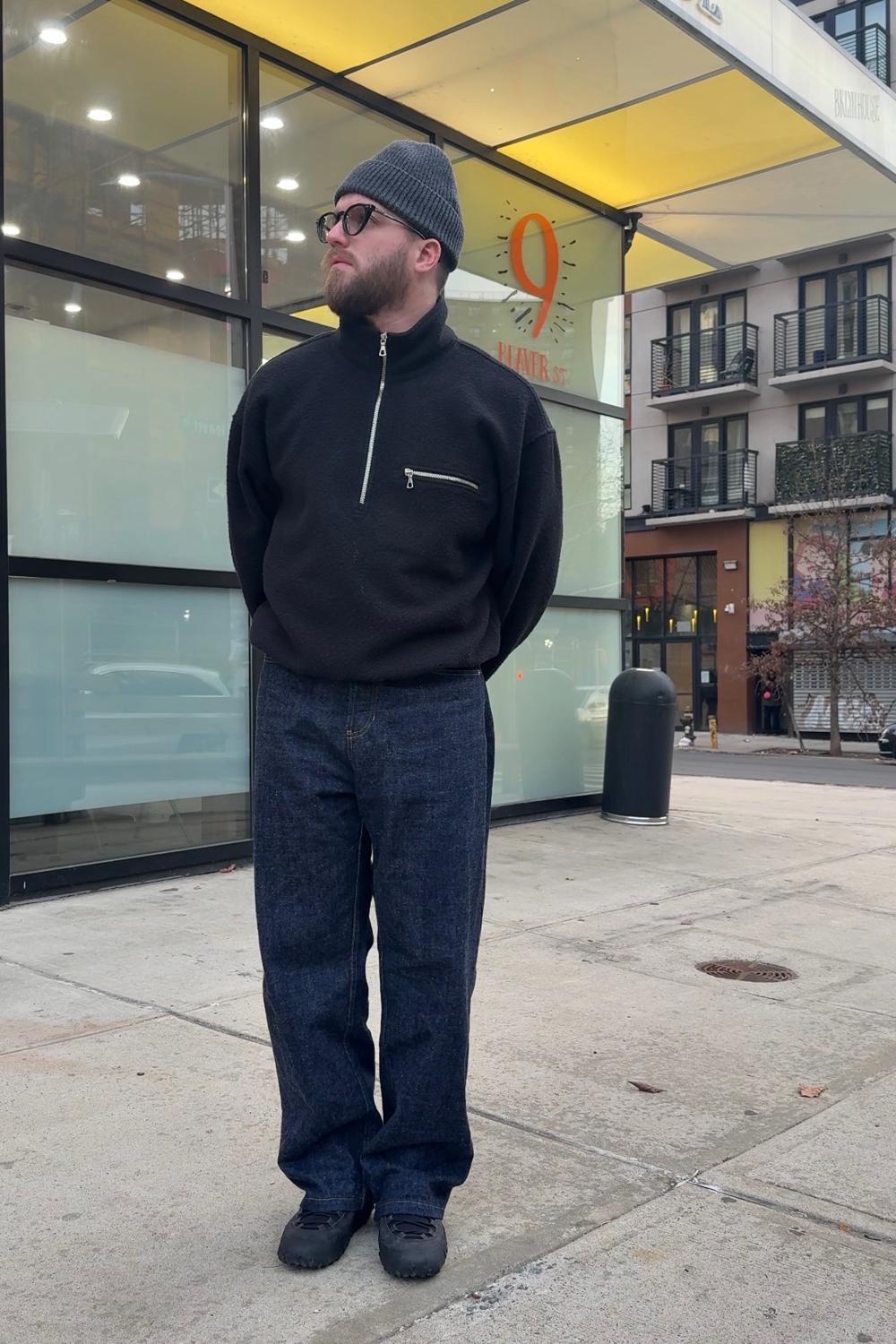 Post featuring Hansen Robby Wide Cut Denim Jean Trousers