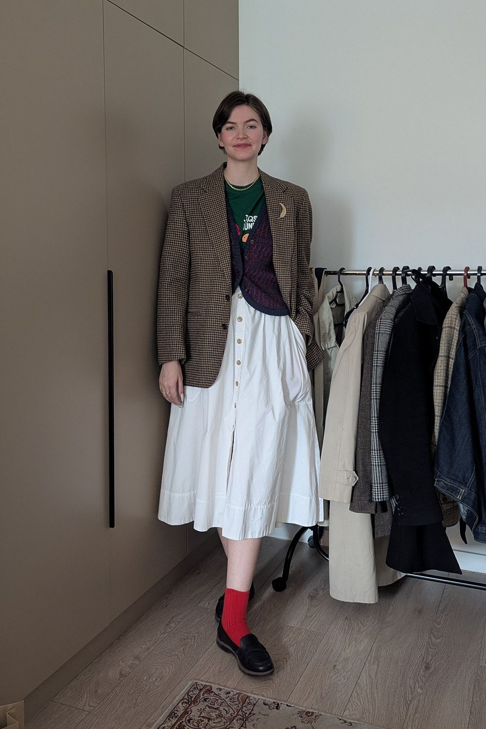 Post featuring Her Socks (MC cotton) - Classic Red