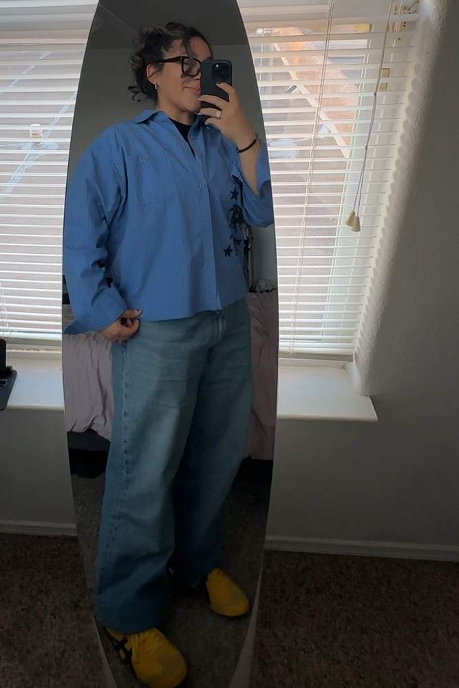 Uristtf's fit featuring No Brand, Abercrombie & Fitch, Onitsuka Tiger