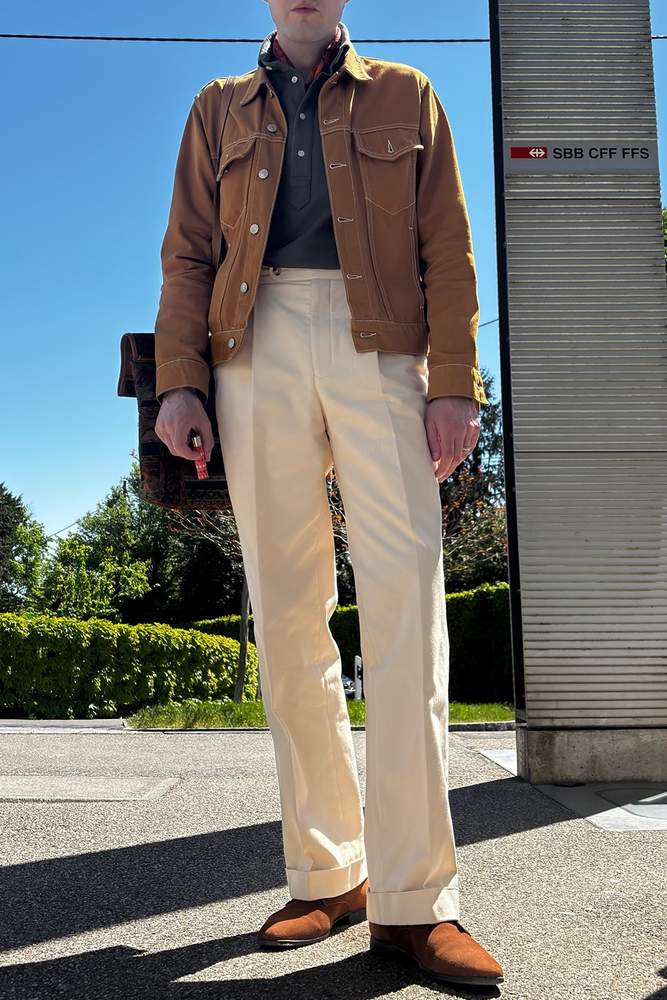 ogDamemoto's fit featuring Sandro, Carthage Paris, Kenzo, No Brand, Danyberd
