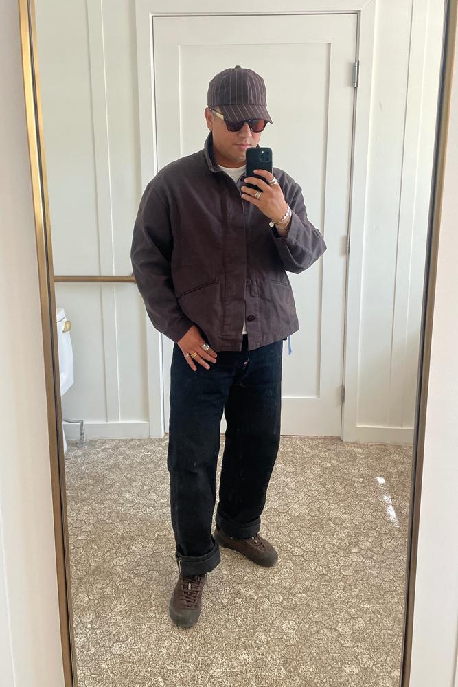 hotchata's fit featuring Ven. Space, Pinup Rags, MAN-TLE, Village PM