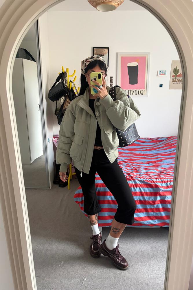Chrisptine's review for Chachi Bomber - Pale Aqua