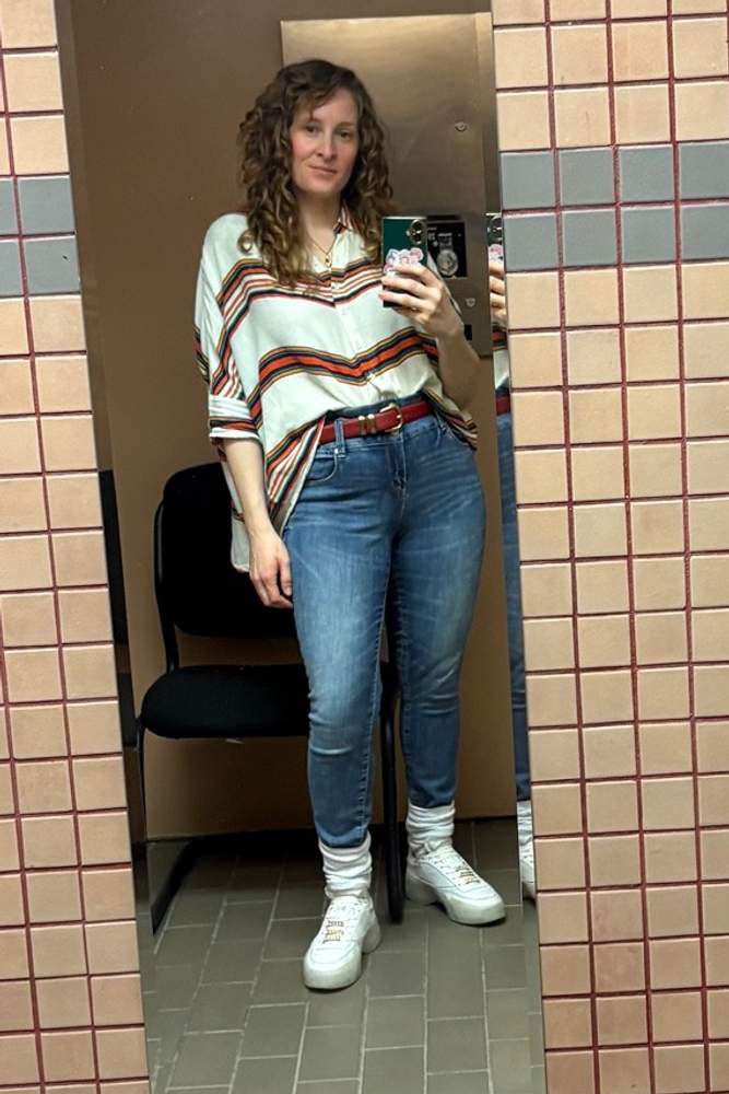 DaniTrics's fit featuring GAP, Reebok, Bluenotes, Hudsons Bay