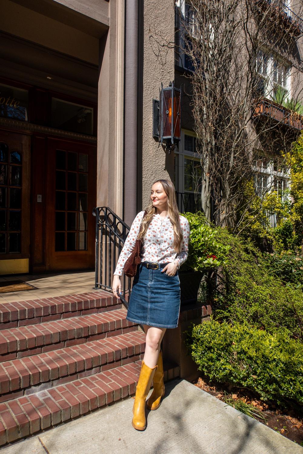 Post featuring Tide Denim Skirt