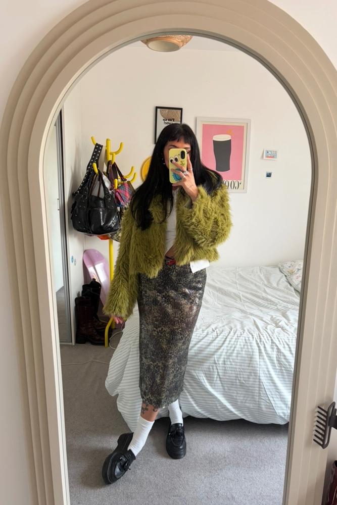 Chrisptine's fit featuring Glamorous, Collusion, Dr. Martens
