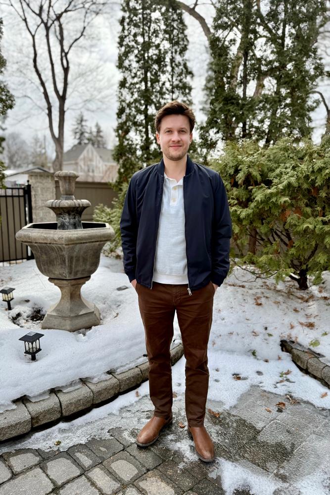 chris's fit featuring Wax London, Matinique, Nudie Jeans, Allen Edmonds