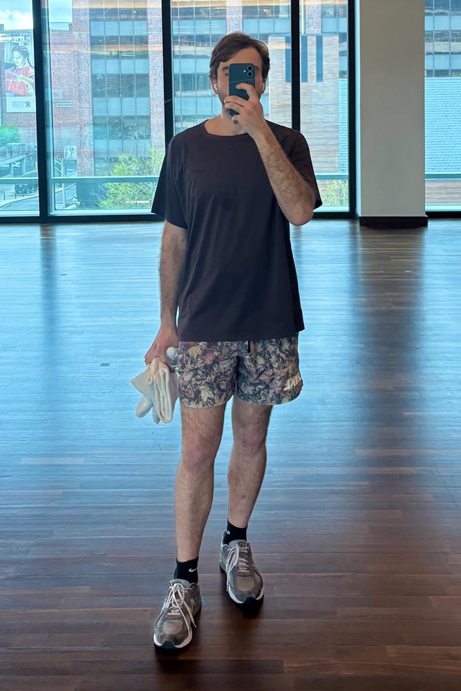 JeanKrupa's fit featuring Nike, New Balance