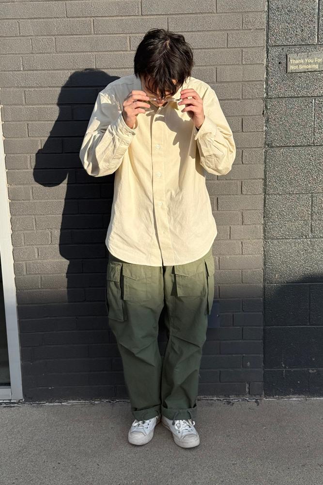 camlouie's fit featuring James Coward, Shady Character Eyewear, Visvim, Engineered Garments