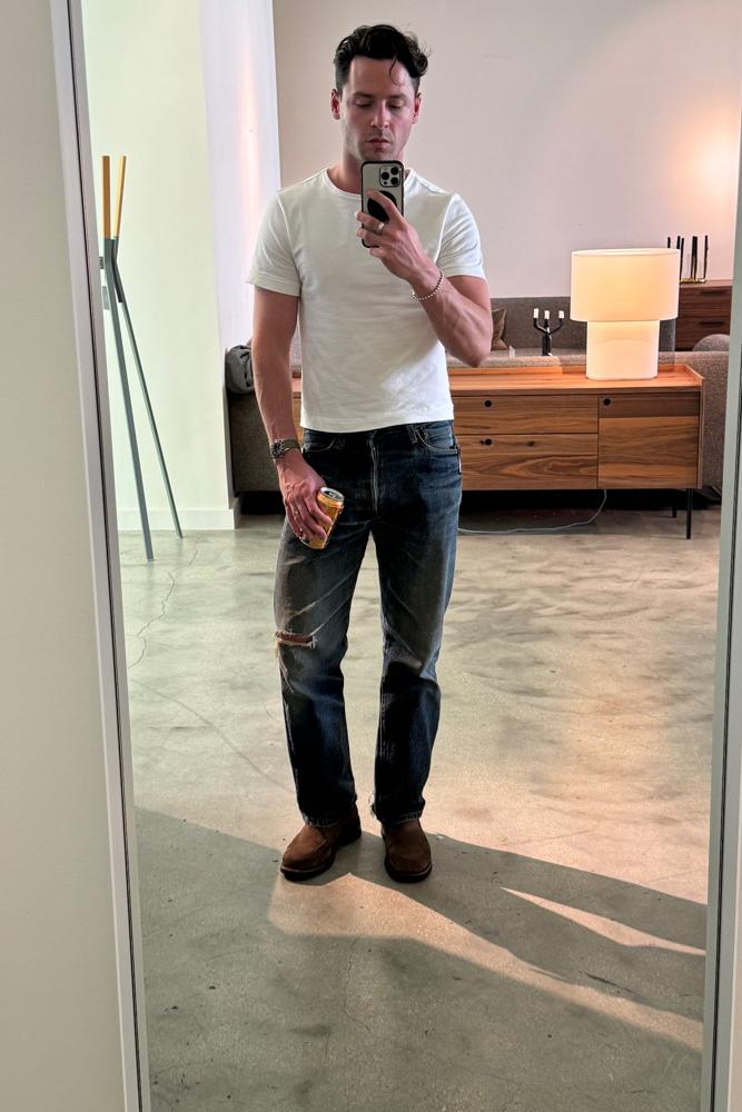 jonpont's fit featuring Merz B. Schwanen, 3sixteen, Studio D’artsian
