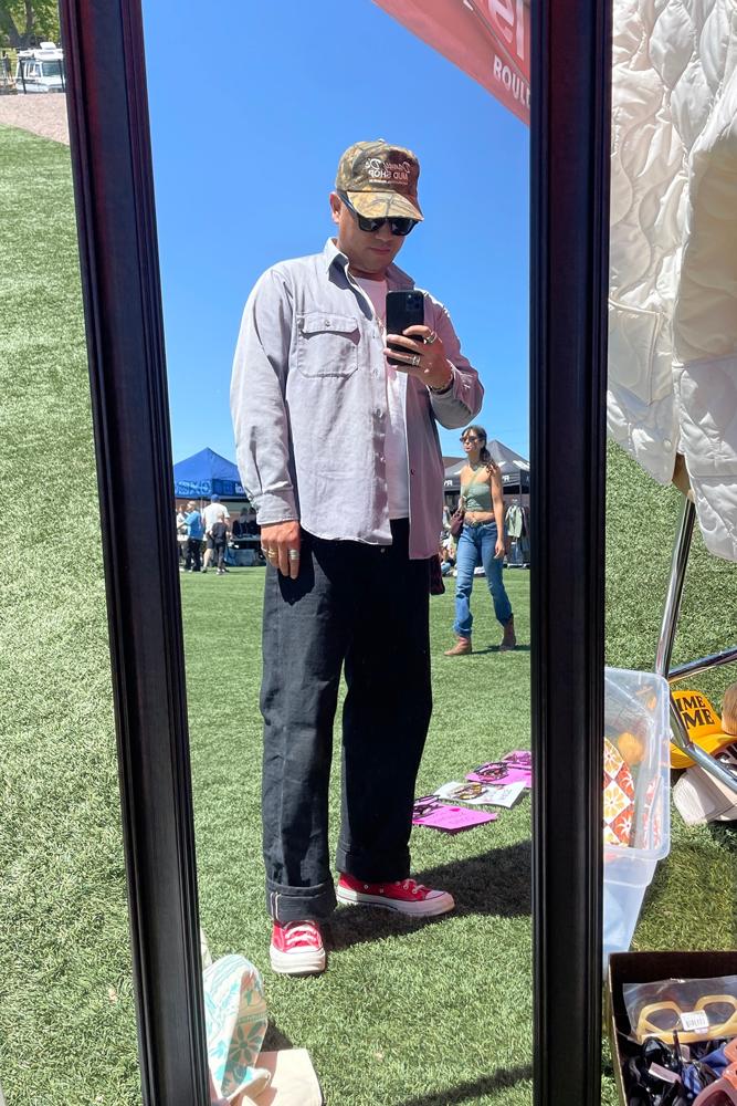 hotchata's fit featuring No Brand, Pinup Rags, Danny D’s Mud Shop, Jacques Marie Mage, Converse