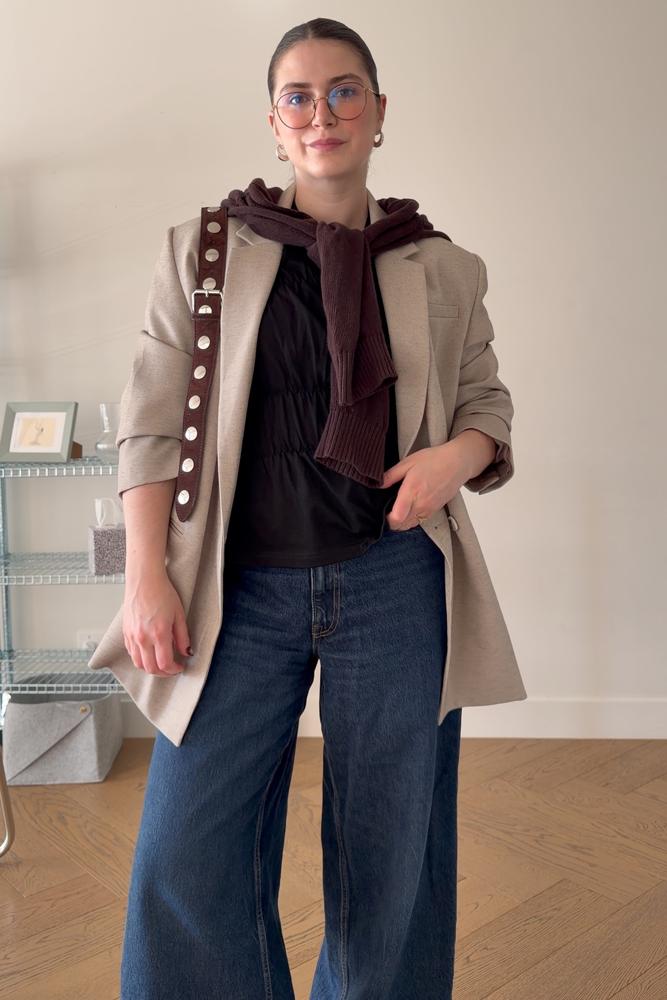 ismayellen's fit featuring SIR the label, Scarlett and Sam, TJ Maxx, COS, Dr. Martens