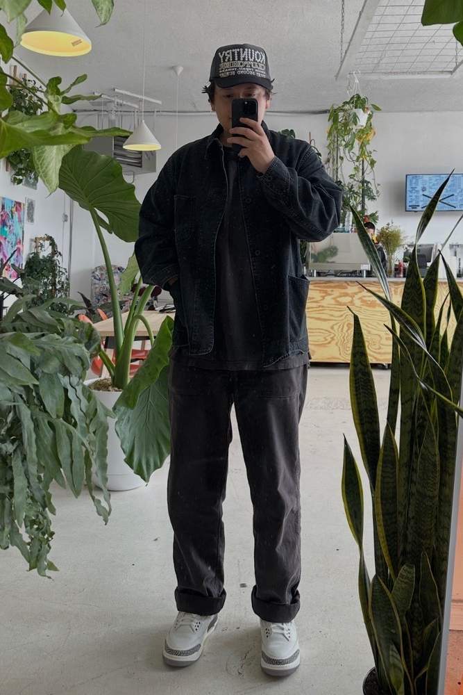Jawnyrodriguez's fit featuring Jordan, Kapital, orSlow, Rue Porter