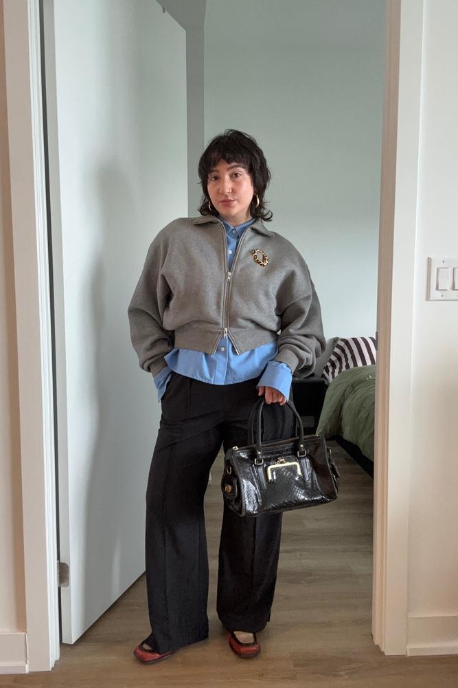 vanessaariganello's fit featuring Agolde, Uniqlo, GAP, Coach