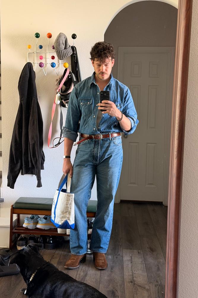 Teovenez's fit featuring Buck Mason, Brighton, Double RL, L.L. Bean