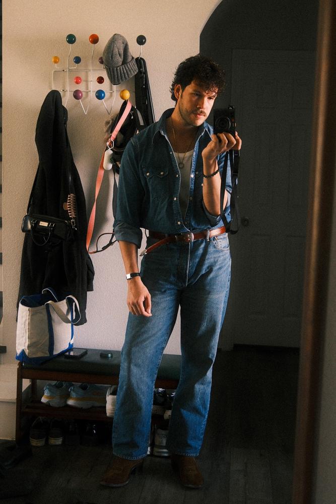 Teovenez's fit featuring Buck Mason, Brighton, Double RL, L.L. Bean
