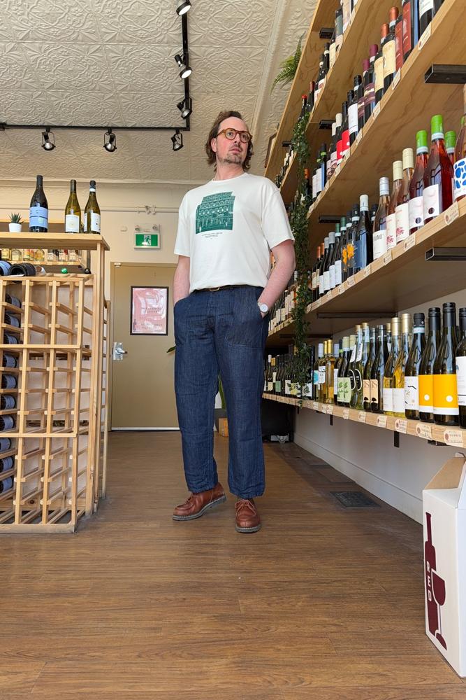 palatesomm's fit featuring Simons, Shockoe Atelier, Paraboot, Naked & Famous Denim