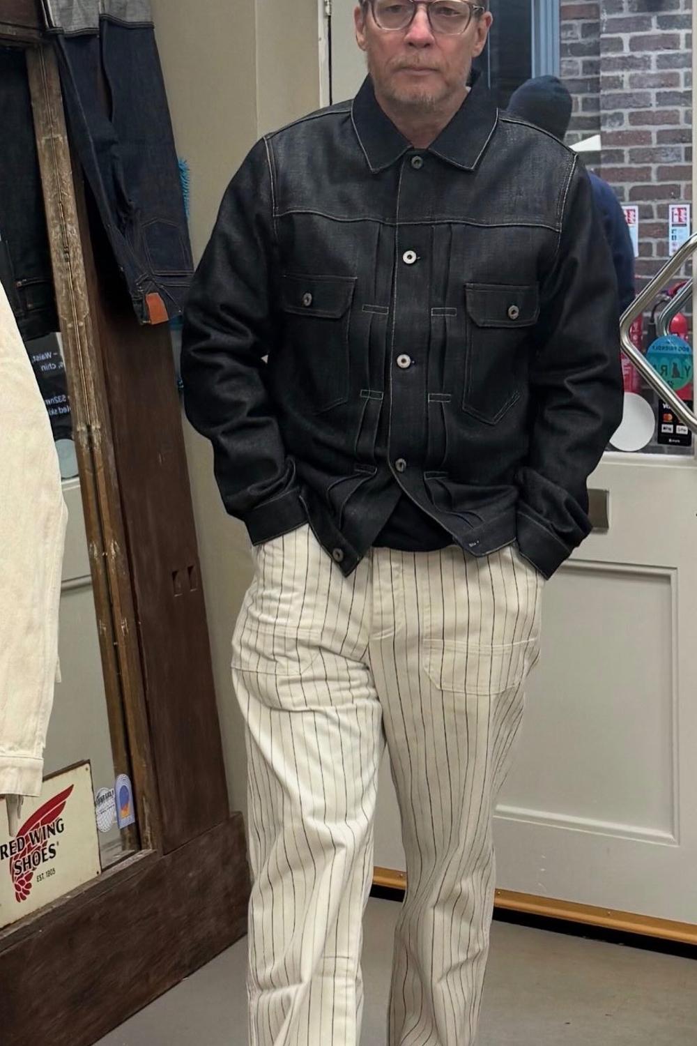 Post featuring Dubbleware Type 11 selvedge denim jacket - Ecru